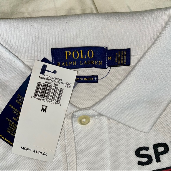 :::NWT:::Mens Ralph Lauren Chariots of Fire Polo custom medium slim fit - Picture 4 of 10
